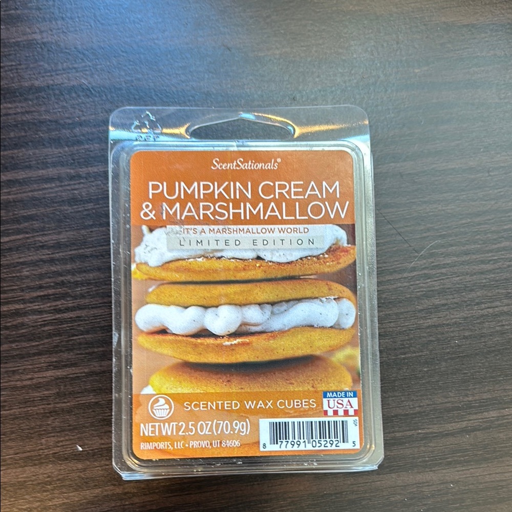 ScentSationals Pumpkin Cream & Marshmallow Wax Cubes